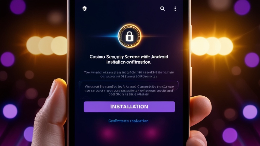 Schermata Android con conferma installazione e controlli di sicurezza